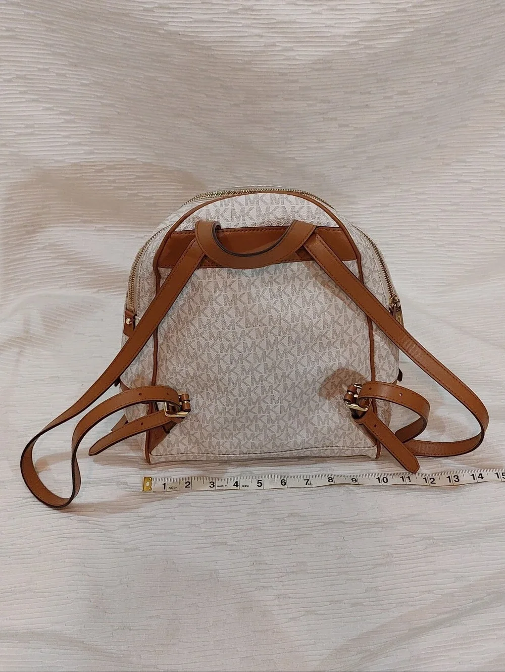Michael Kors Jet Set Signature Vanilla Logo Backpack
